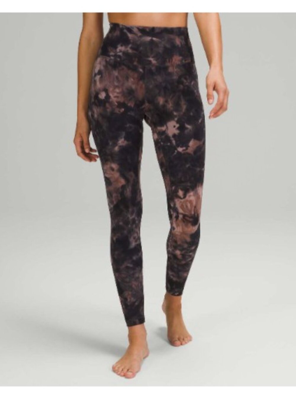 Lululemon Align Diamond Dye Graphite Grey Pink Pastel